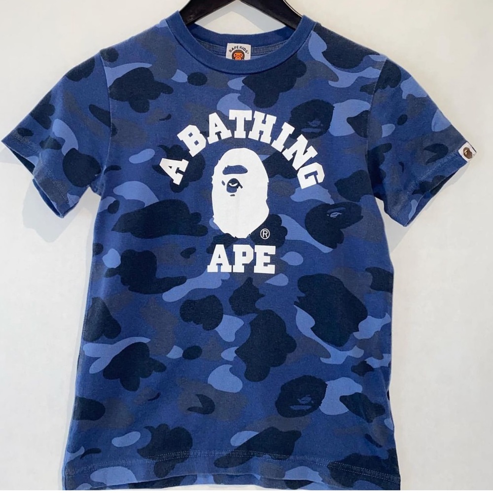 2014 kids BAPE Camo Tee Japan Release